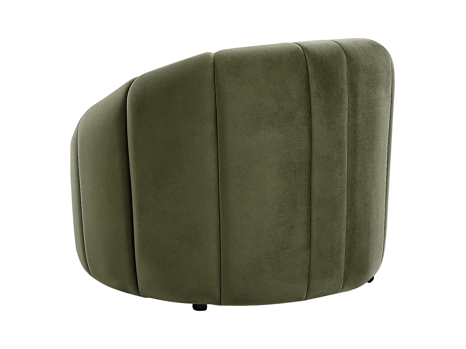 Fauteuil MALUNG Velours Vert foncé