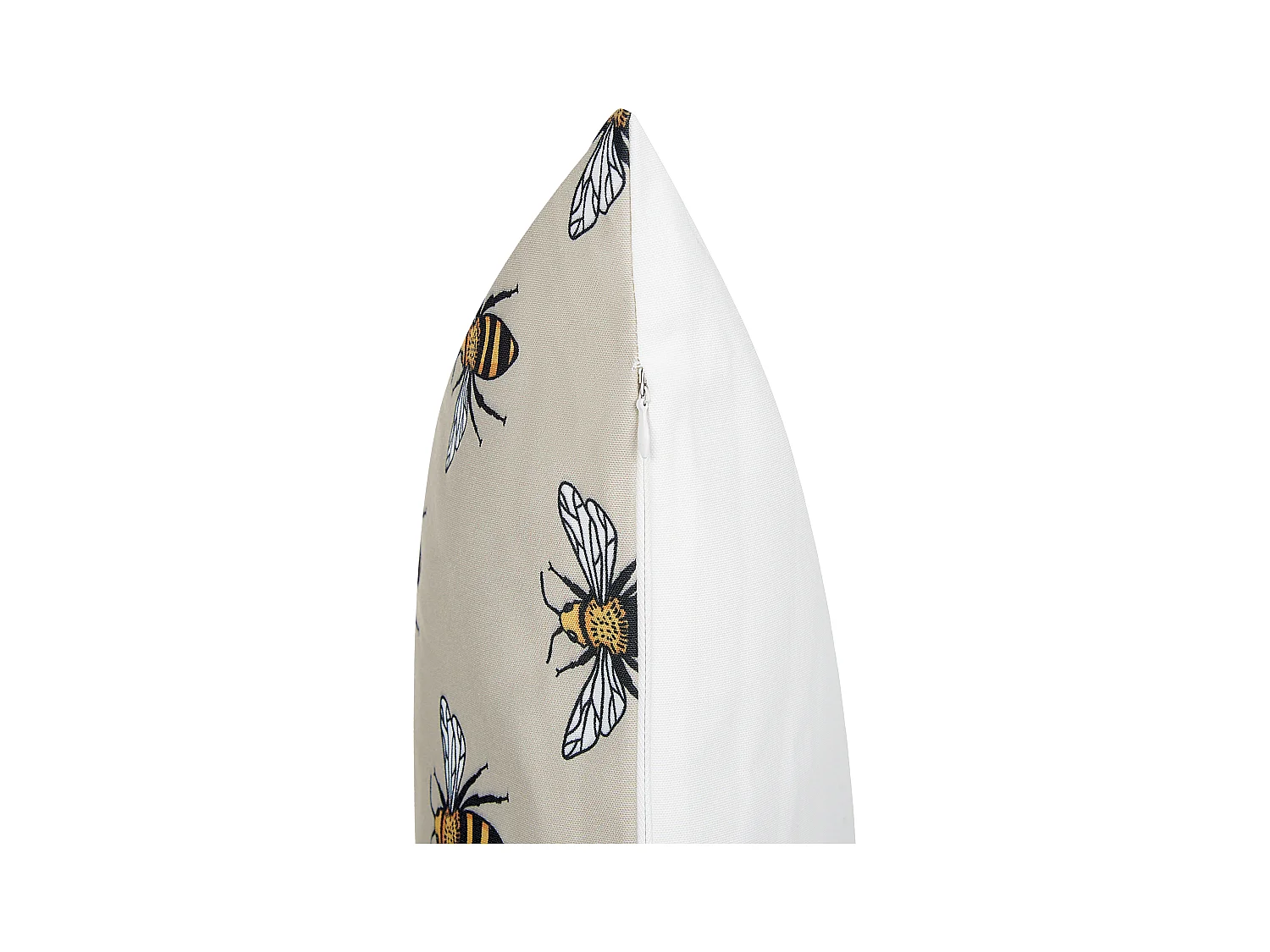 Conjunto de 2 cojines de exterior CANNETO Patrón animal 45 x 45 cm Beige