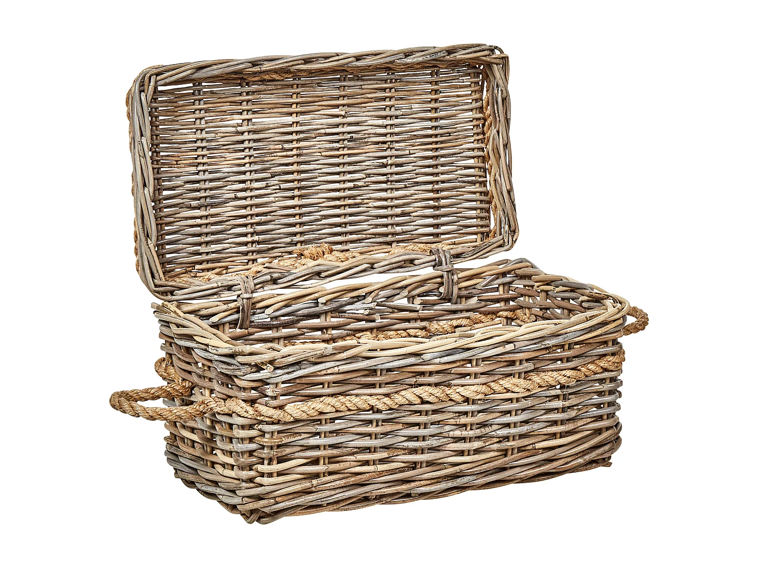 Lot de 3 paniers GERASA Rotin Naturel