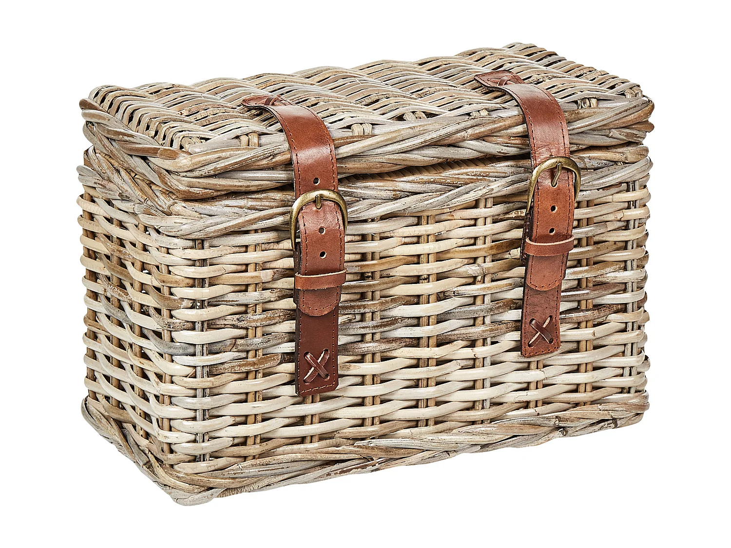 Aufbewahrungskorb 2er Set IRBID Rattan Naturfarben