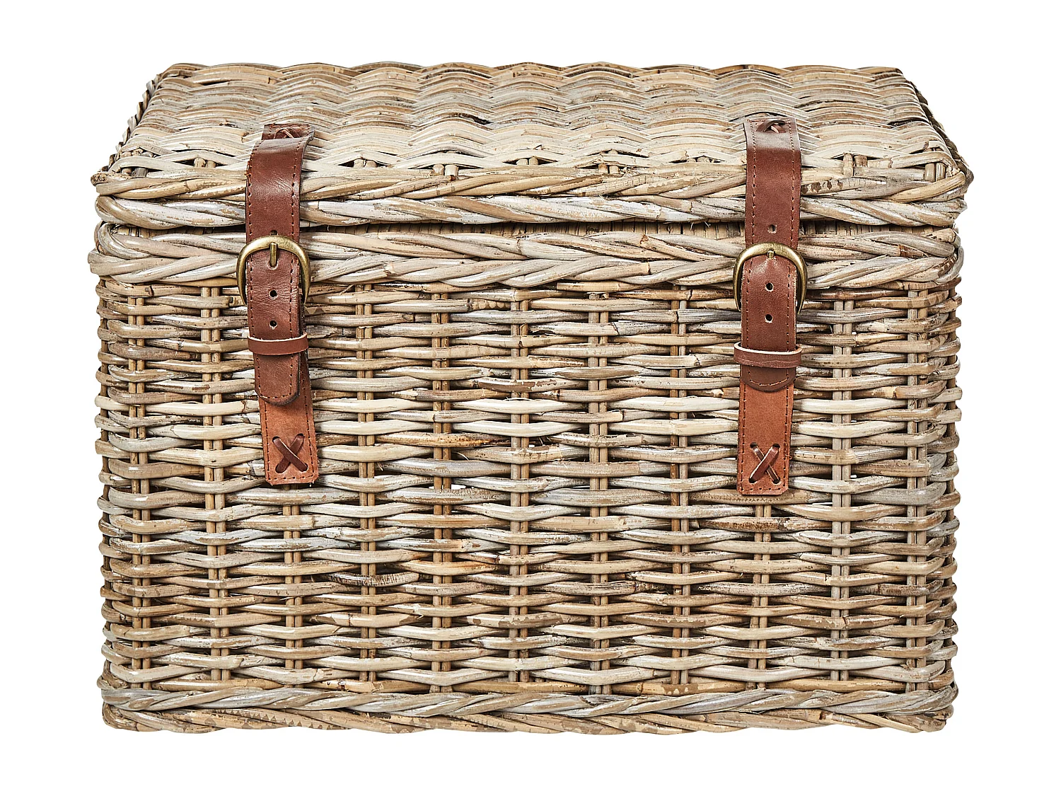 Aufbewahrungskorb 2er Set IRBID Rattan Naturfarben