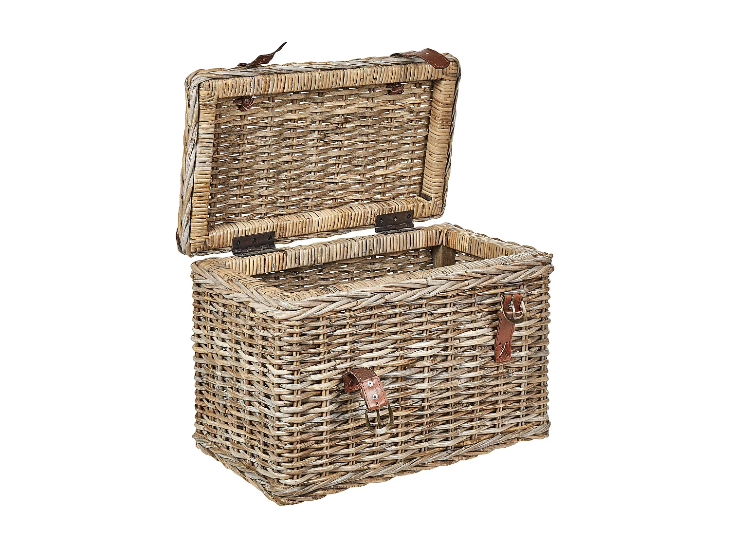 Conjunto de 2 cestos IRBID Rattan Natural