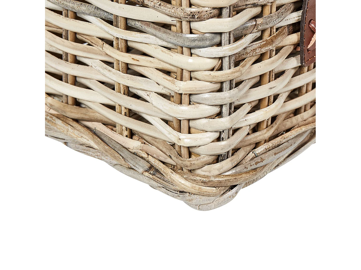 Conjunto de 2 cestos IRBID Rattan Natural
