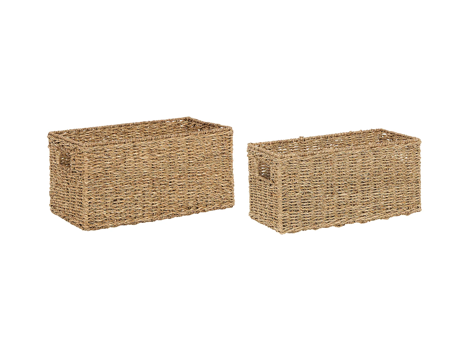 Lot de 2 paniers DONGHA Herbier marin Naturel