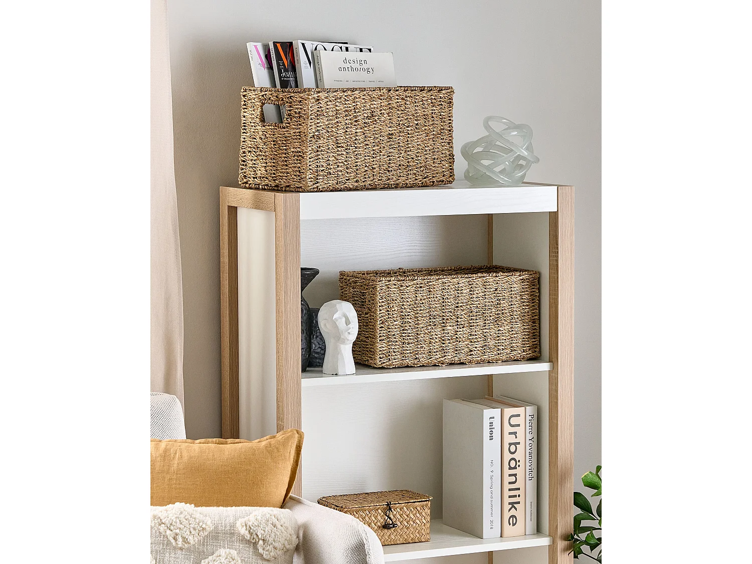 Lot de 2 paniers DONGHA Herbier marin Naturel