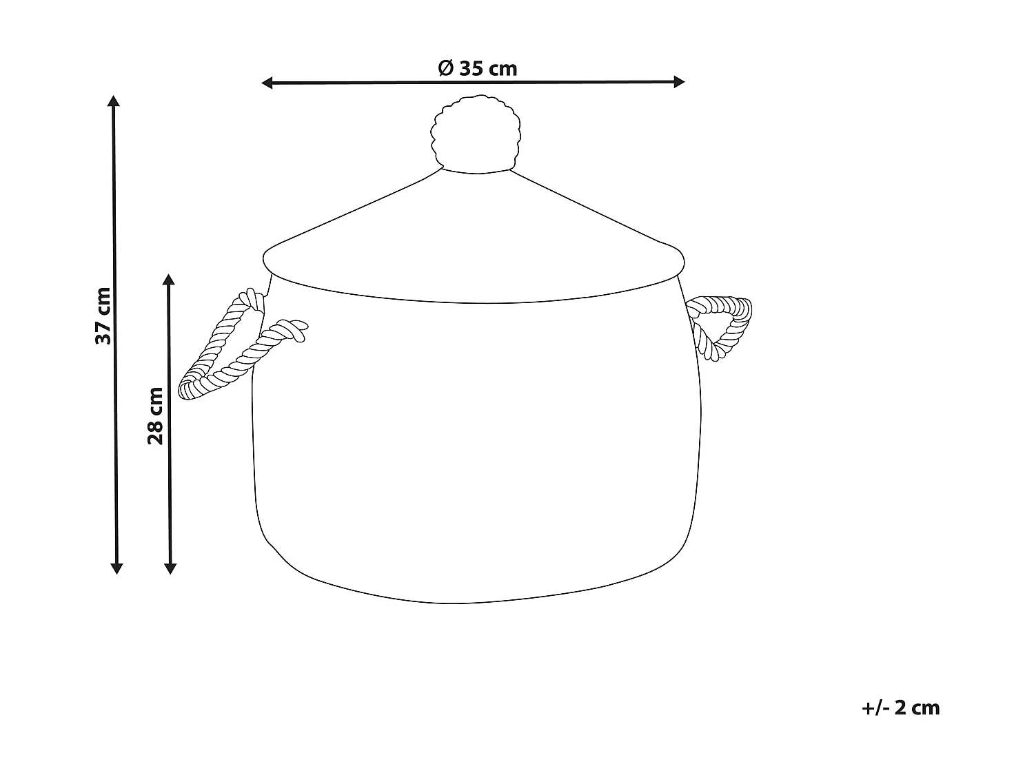 Mand MYTHO Zeewier Natuurlijk