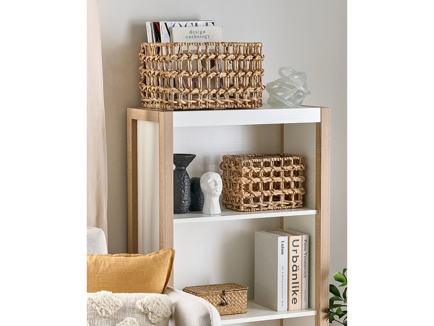 Set di 2 cestini DIAN Vimini Naturale