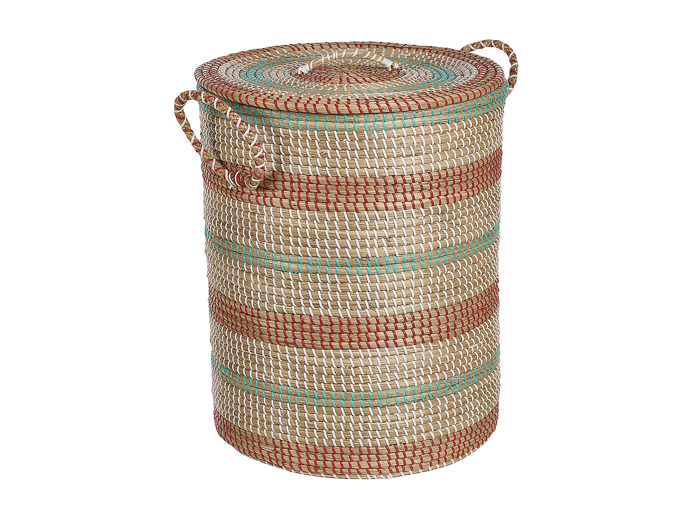 Cesto Portaoggetti Vimini Con Coperchio - Foto 2