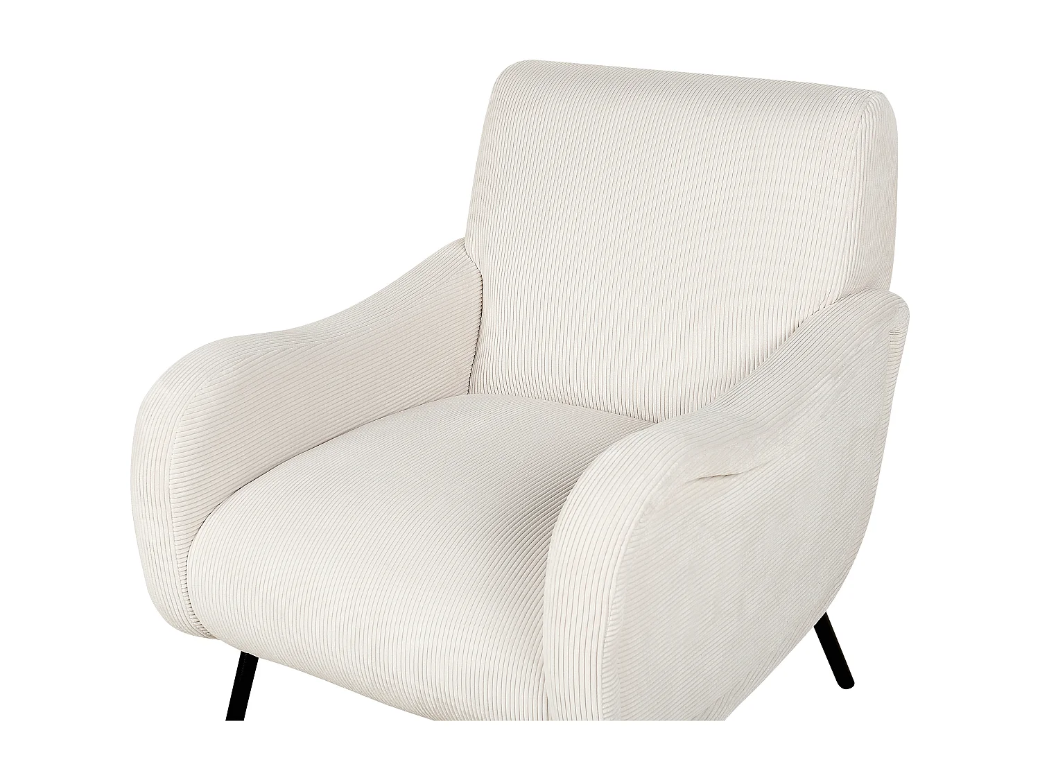 Fauteuil ALMIND Corduroy Lichtbeige