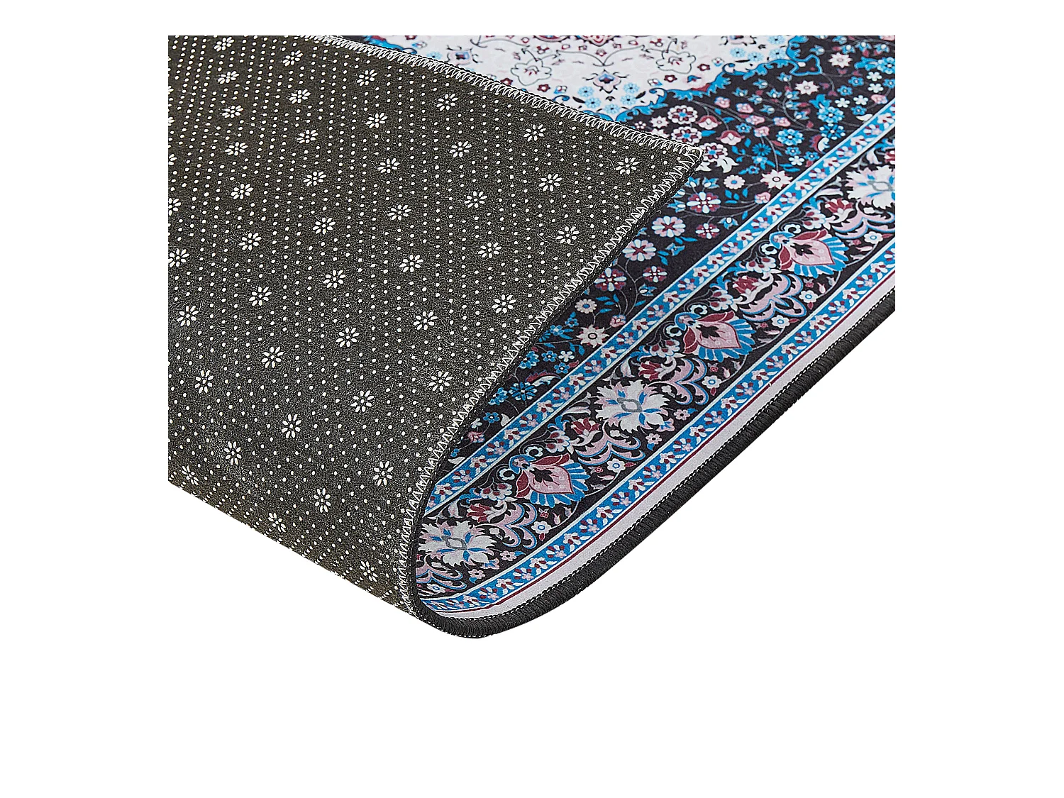 Alfombra 60 x 200 cm azul GEDIZ