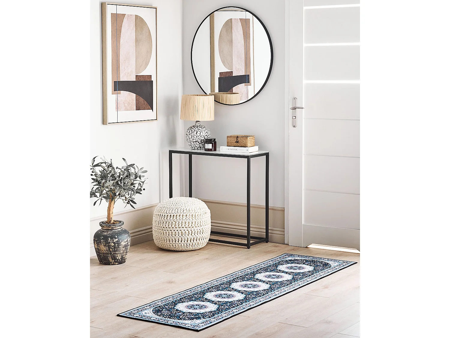 Tapis GEDIZ Bleu 60 x 200 cm