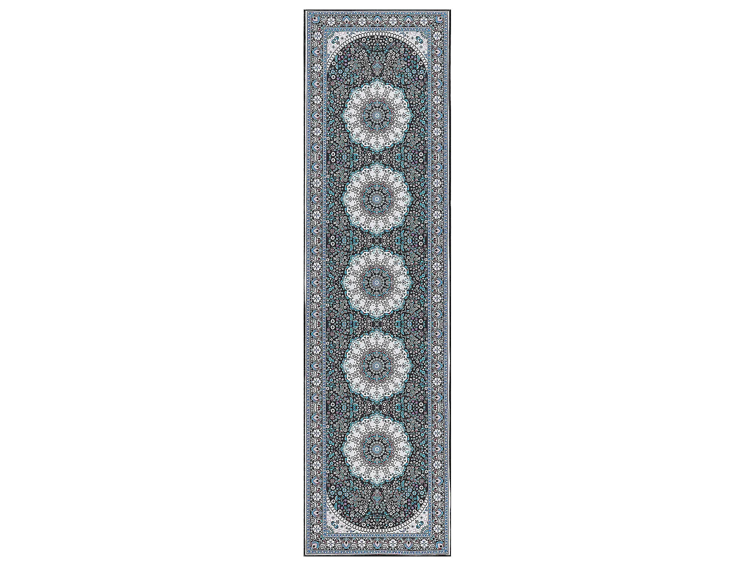 Tapis bleu 80 x 300 cm GEDIZ