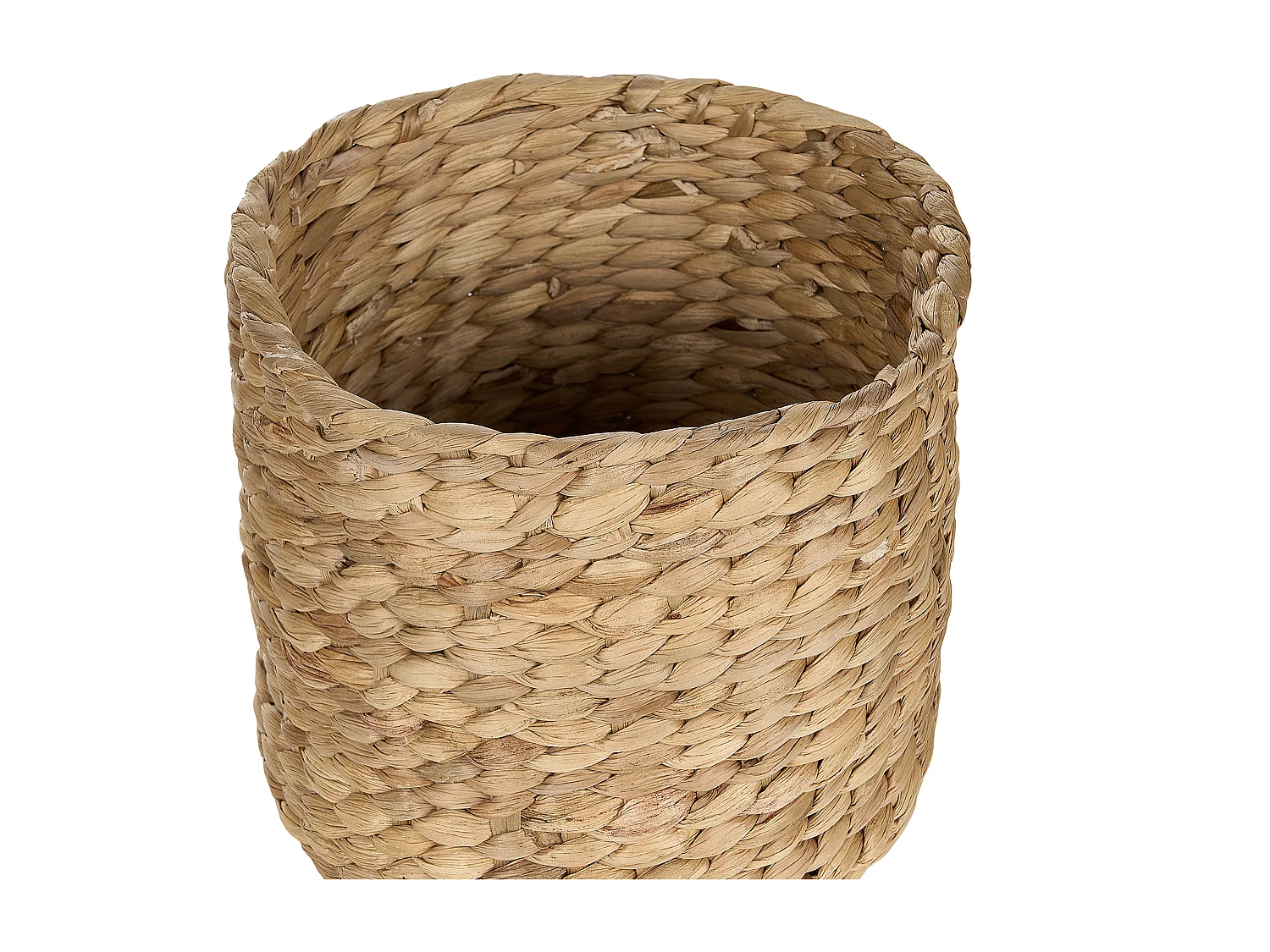 Set van 3 bloempotten RONQUIL Wicker 16/20/24 cm Natuurlijk