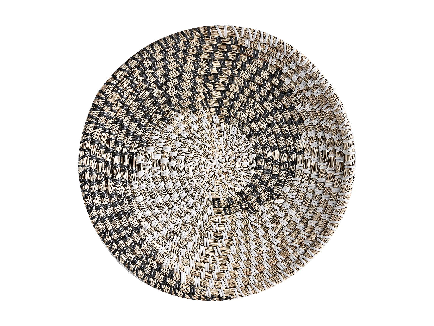 Lot de 3 décorations suspendues CANTHO Herbier marin 40/35/20 cm Noir