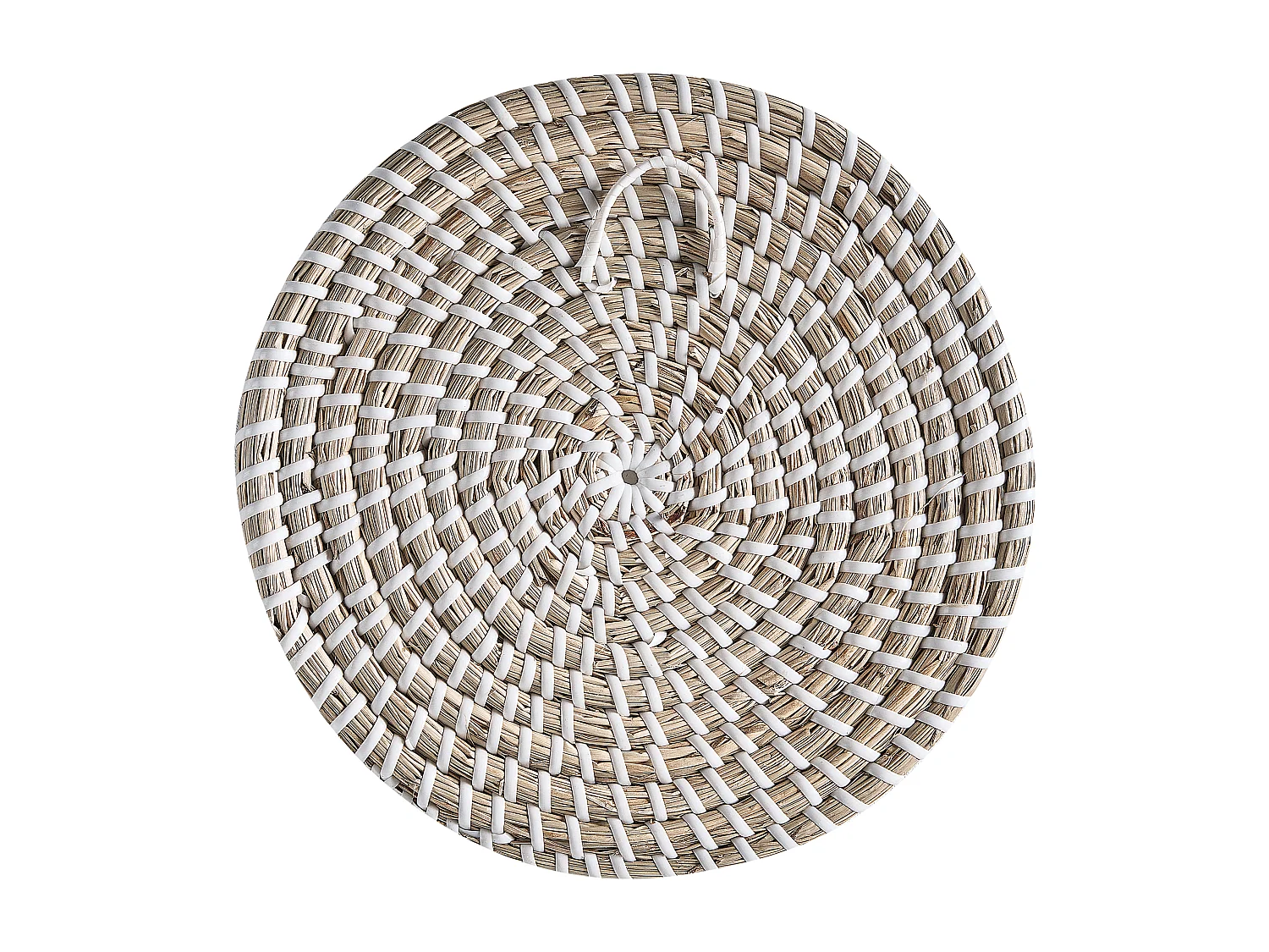 Lot de 3 décorations suspendues CANTHO Herbier marin 40/35/20 cm Noir