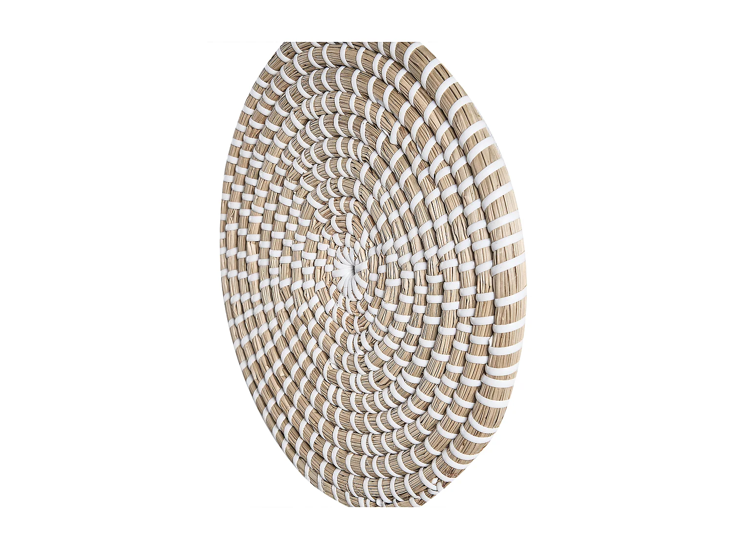 Lot de 3 décorations suspendues CANTHO Herbier marin 40/35/20 cm Noir