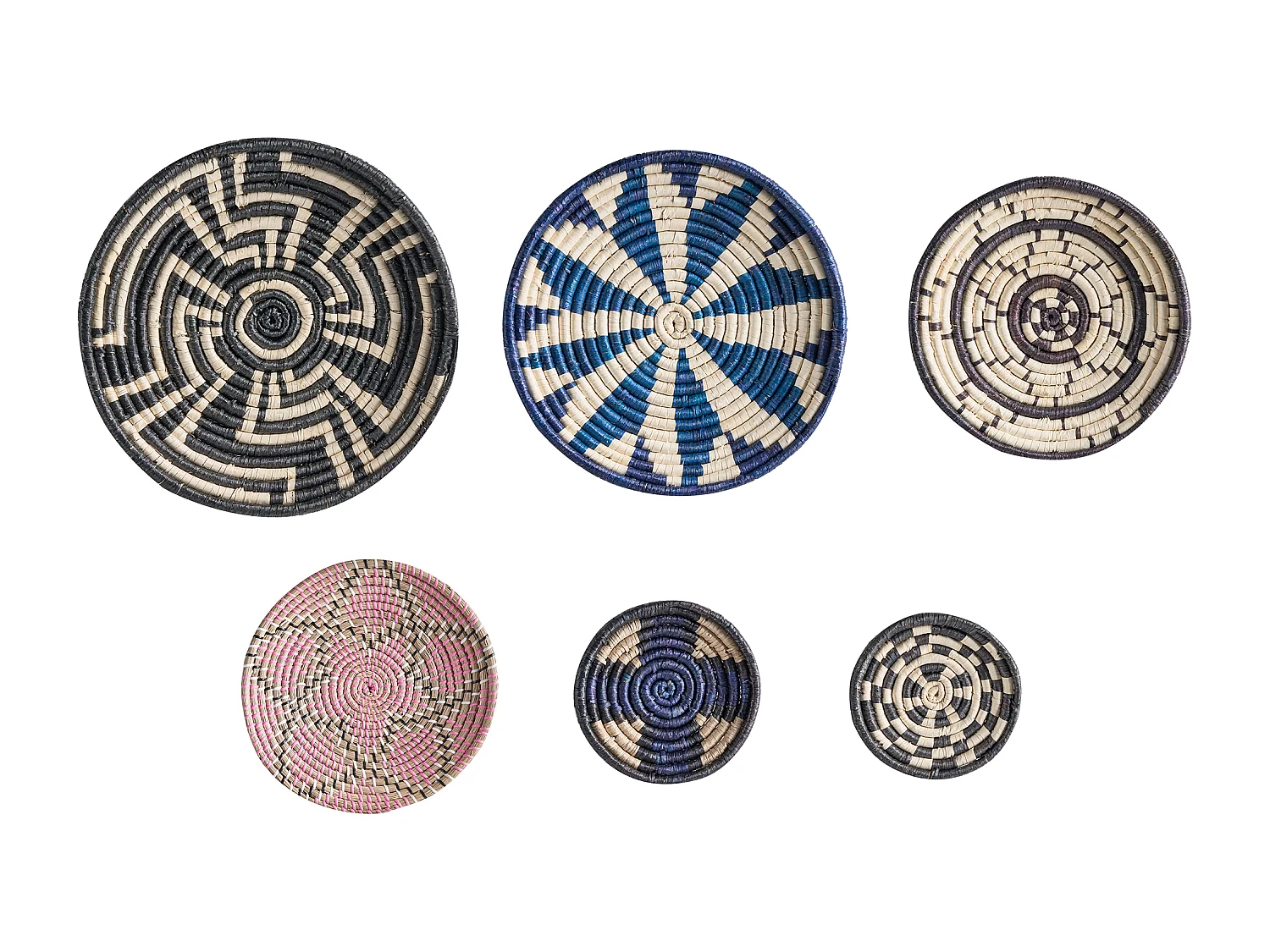 Set di decorazioni da appendere HOABINH Alghe marine 3/4/5/5/6/7 cm Multicolore