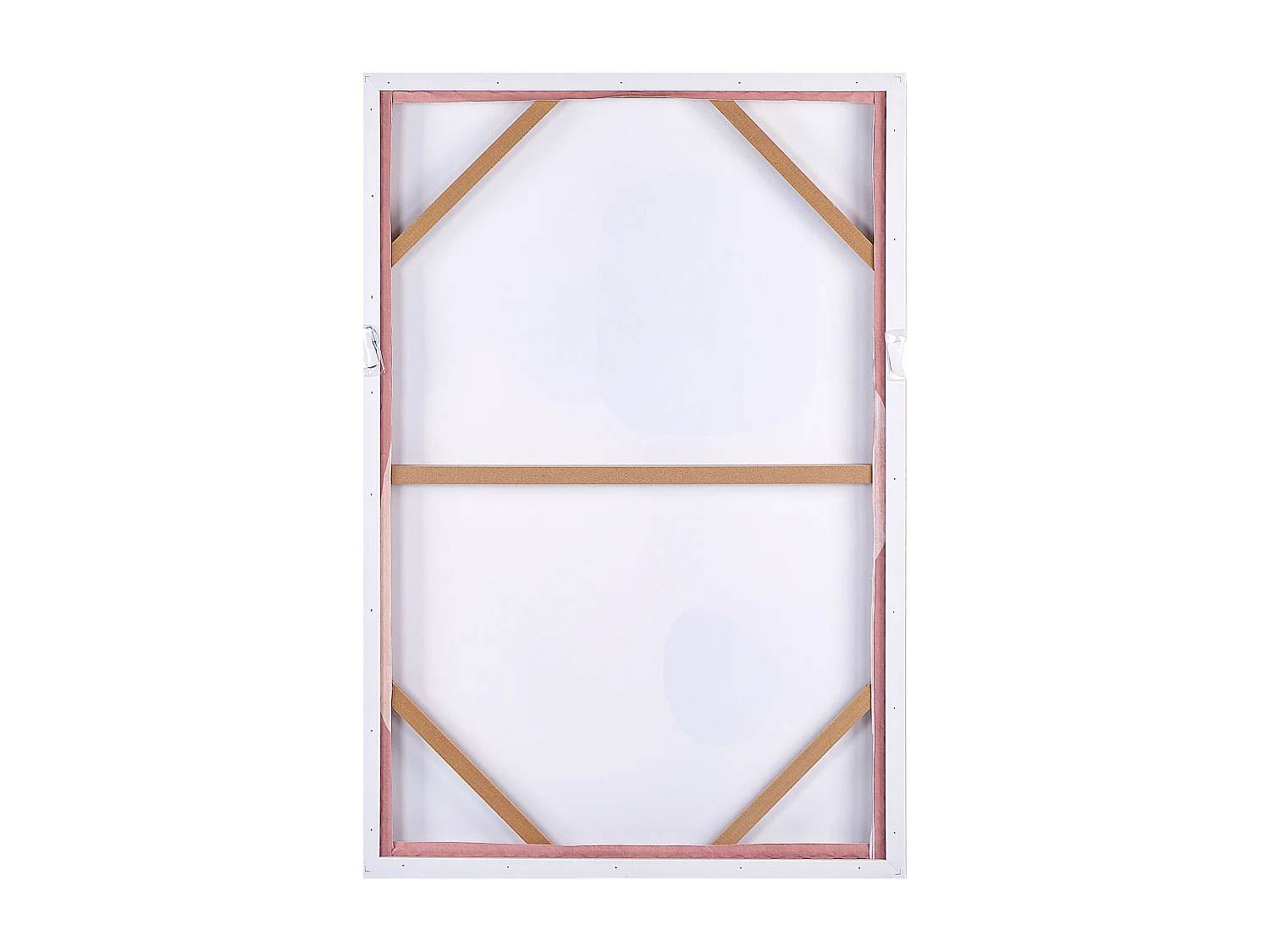 Imprimé sur toile ADELFIA Motif abstrait 63 x 99 cm Multicolore