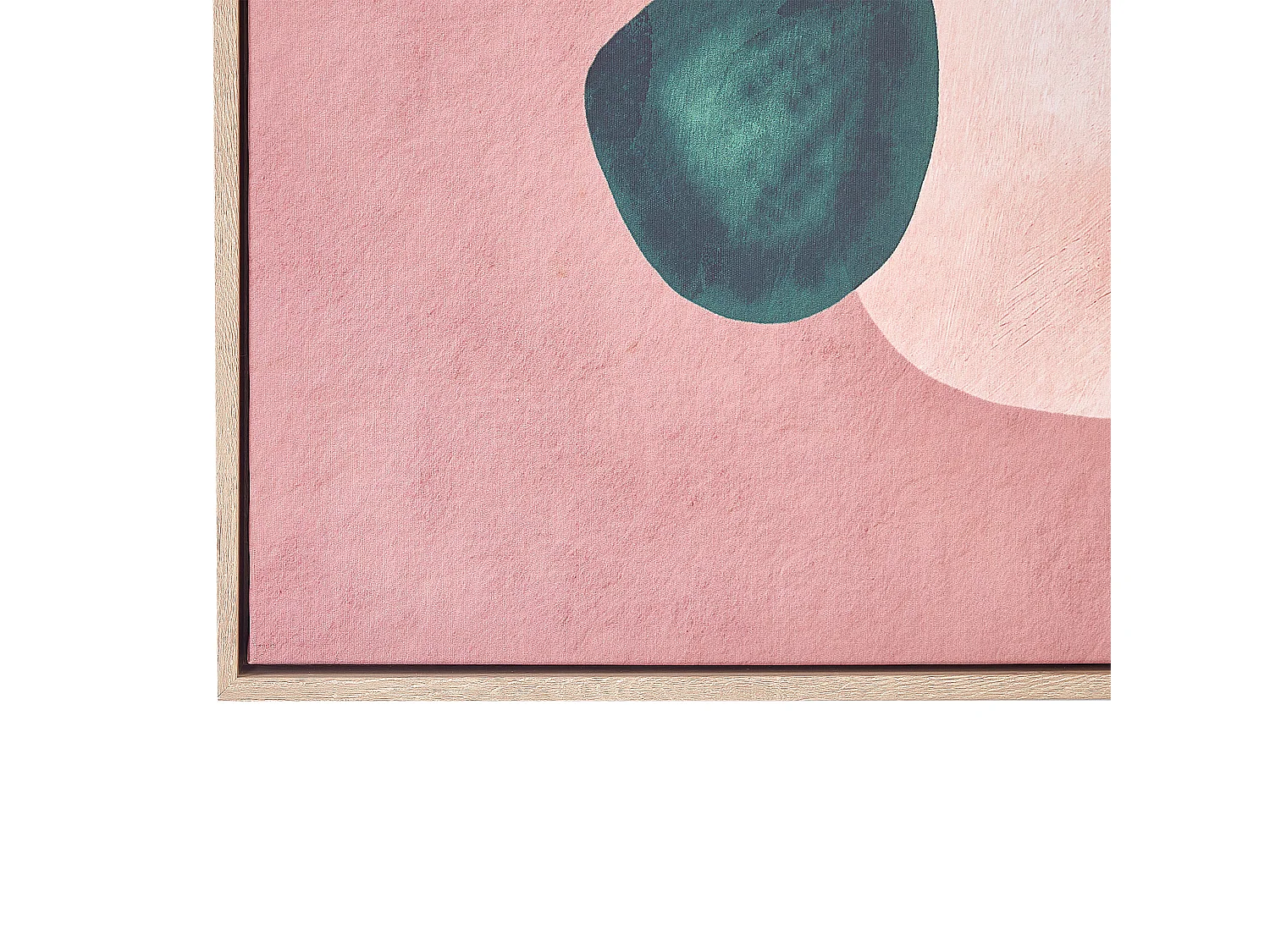 Imprimé sur toile ADELFIA Motif abstrait 63 x 99 cm Multicolore