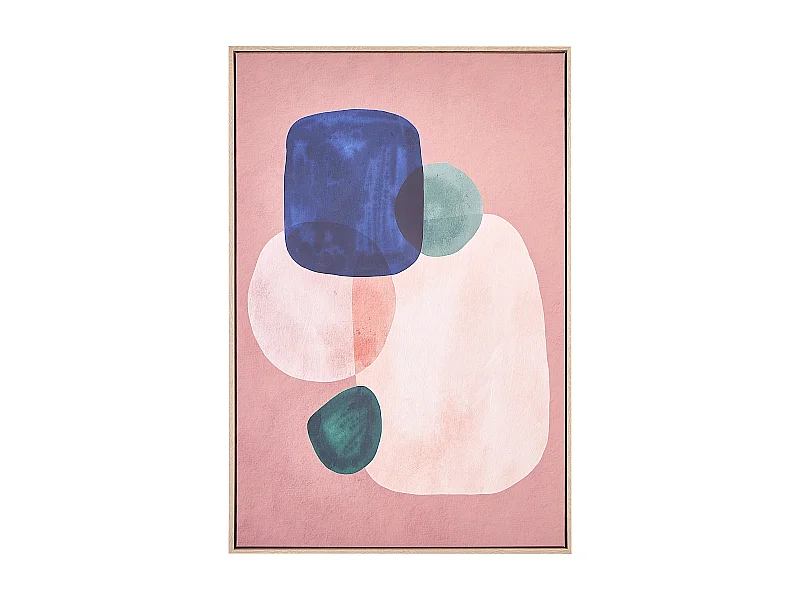 Obraz na płótnie ADELFIA Motyw abstrakcyjny 63 x 99 cm Kolorowy