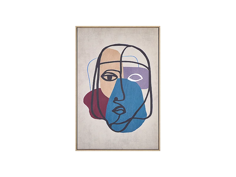 Canvas BINETTO Frauenmotiv 63 x 99 cm Bunt