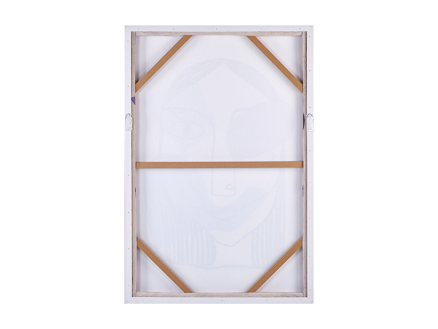 Imprimé sur toile TORITTO Motif féminin 63 x 99 cm Multicolore