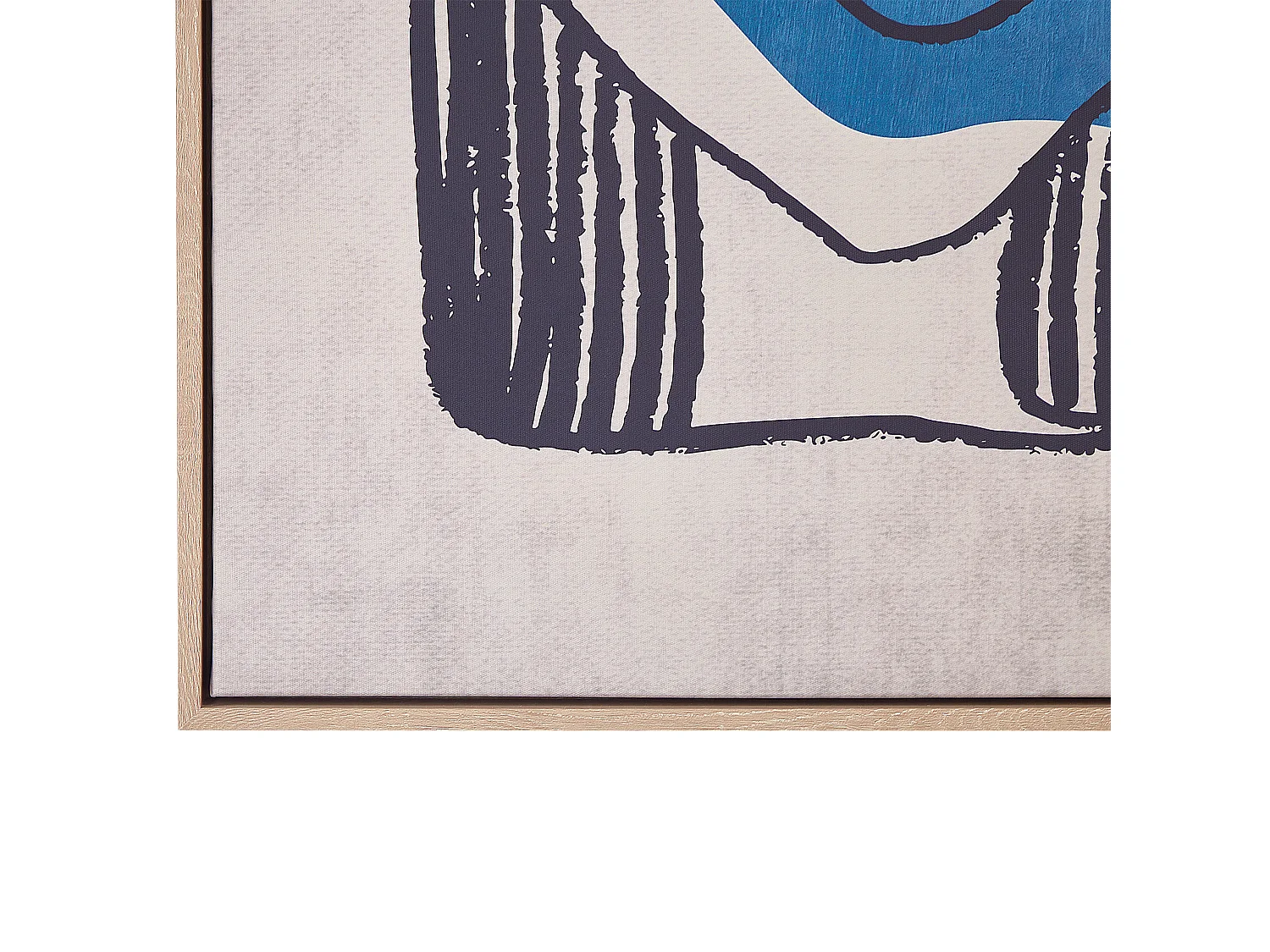 Imprimé sur toile TORITTO Motif féminin 63 x 99 cm Multicolore