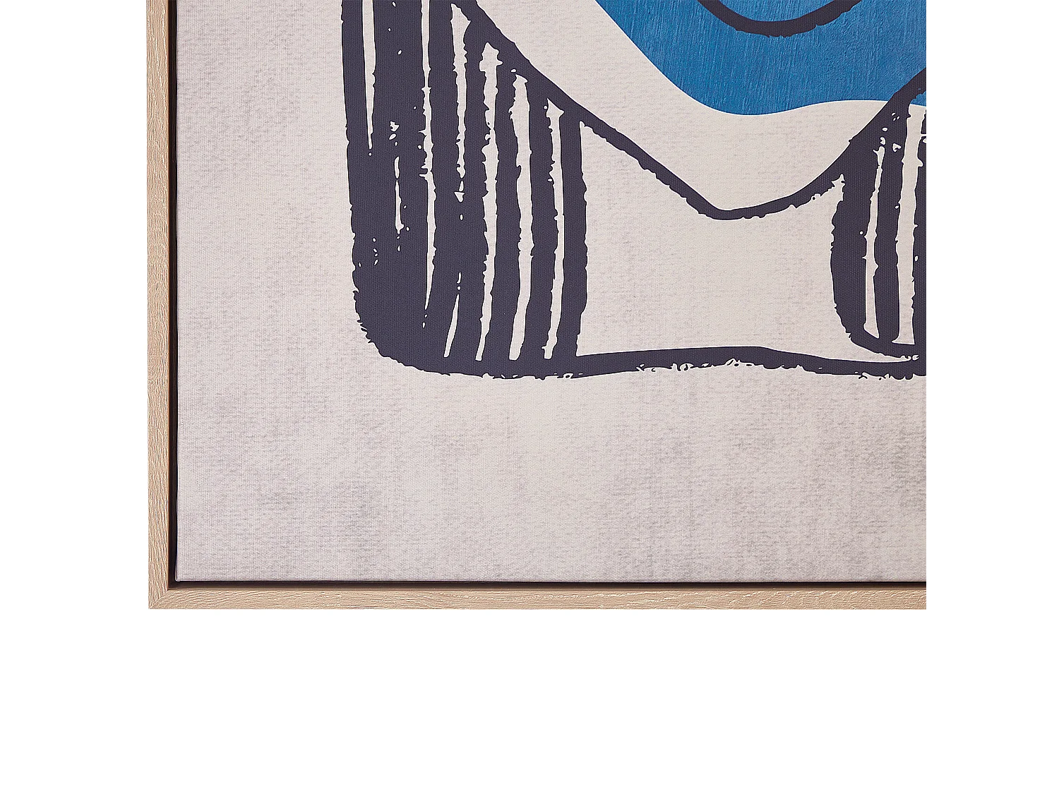 Imprimé sur toile TORITTO Motif féminin 63 x 99 cm Multicolore