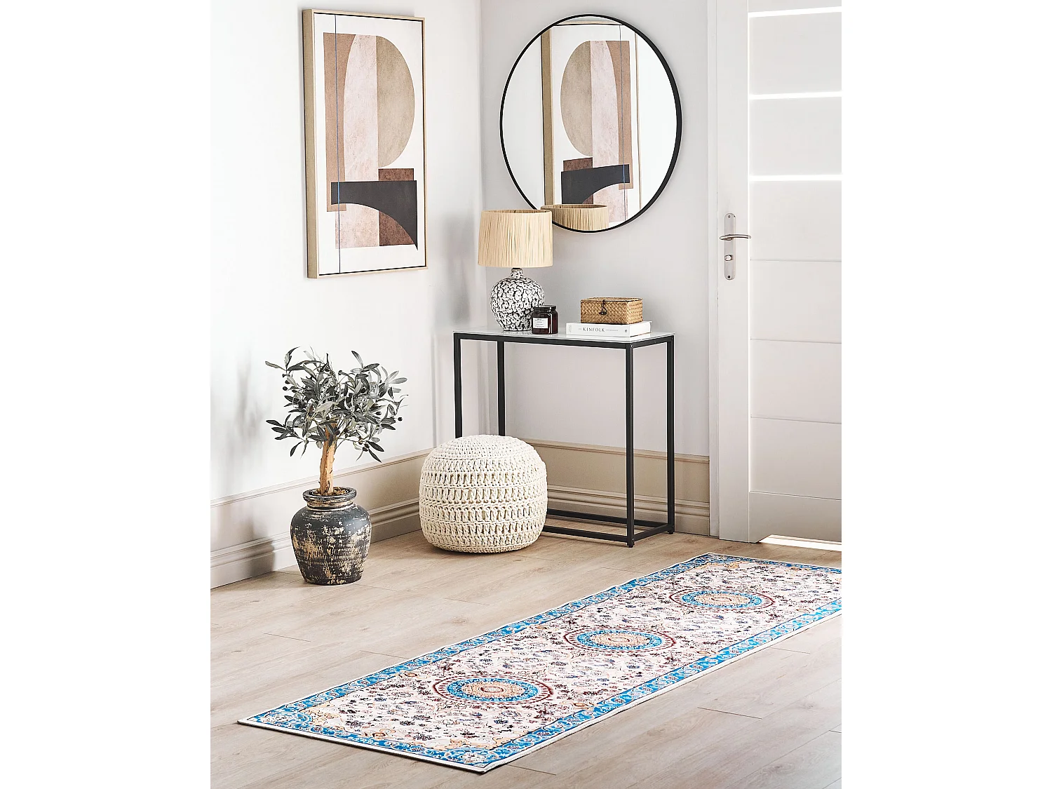 Tapis GORDES Beige 80 x 240 cm