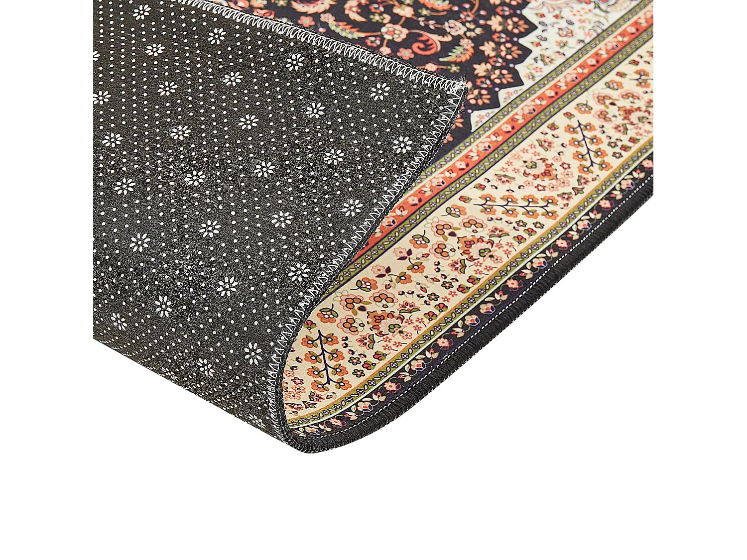 Vloerkleed polyester meerkleurig 80 x 240 cm CIVRIL