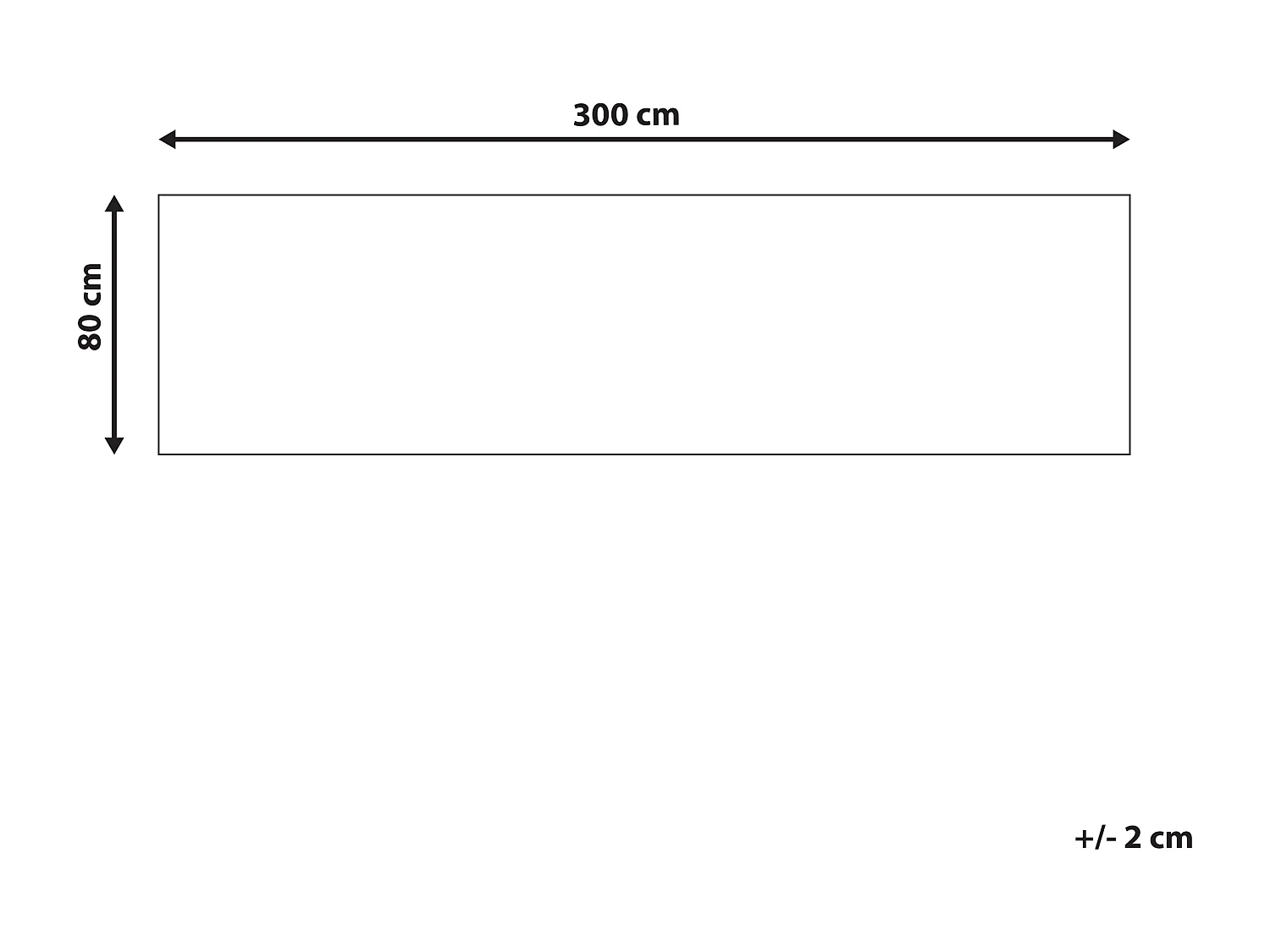 Vloerkleed polyester meerkleurig 80 x 300 cm CIVRIL