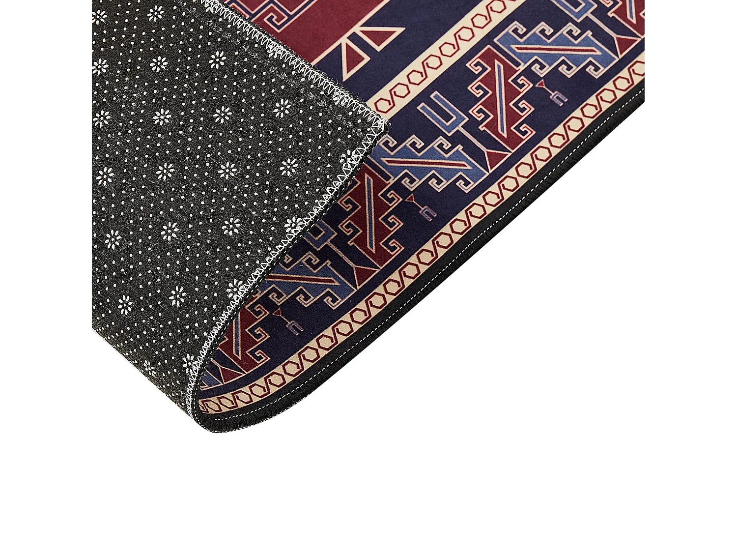 Dywan 60 x 200 cm niebiesko-czerwony KANGAL