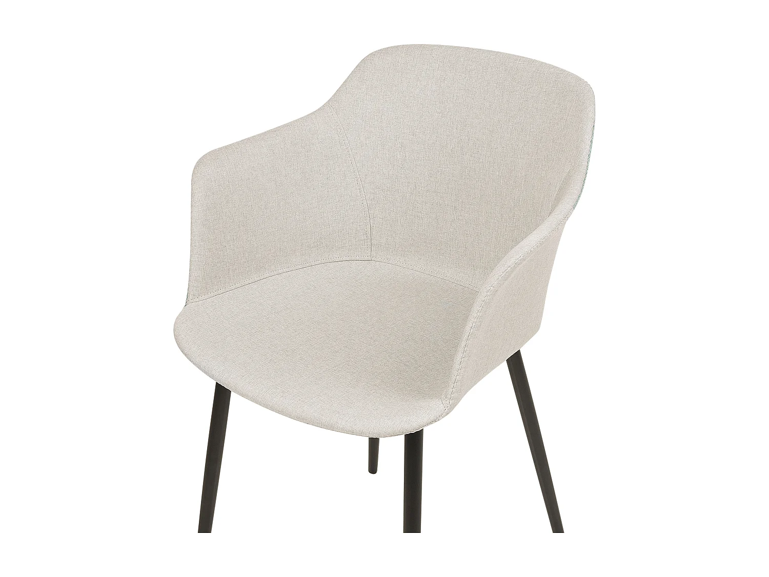 Zestaw 2 krzeseł do jadalni ELIM Jasnobeżowy