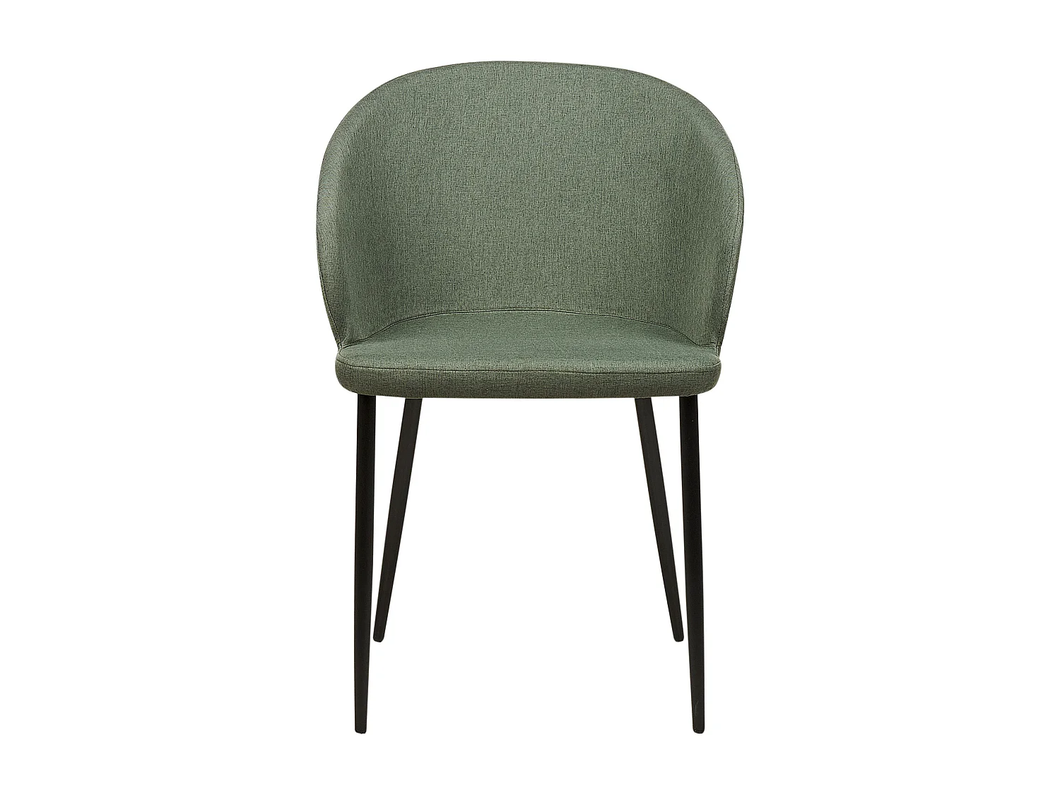 Lot de 2 chaises de salle à manger MASON Vert foncé