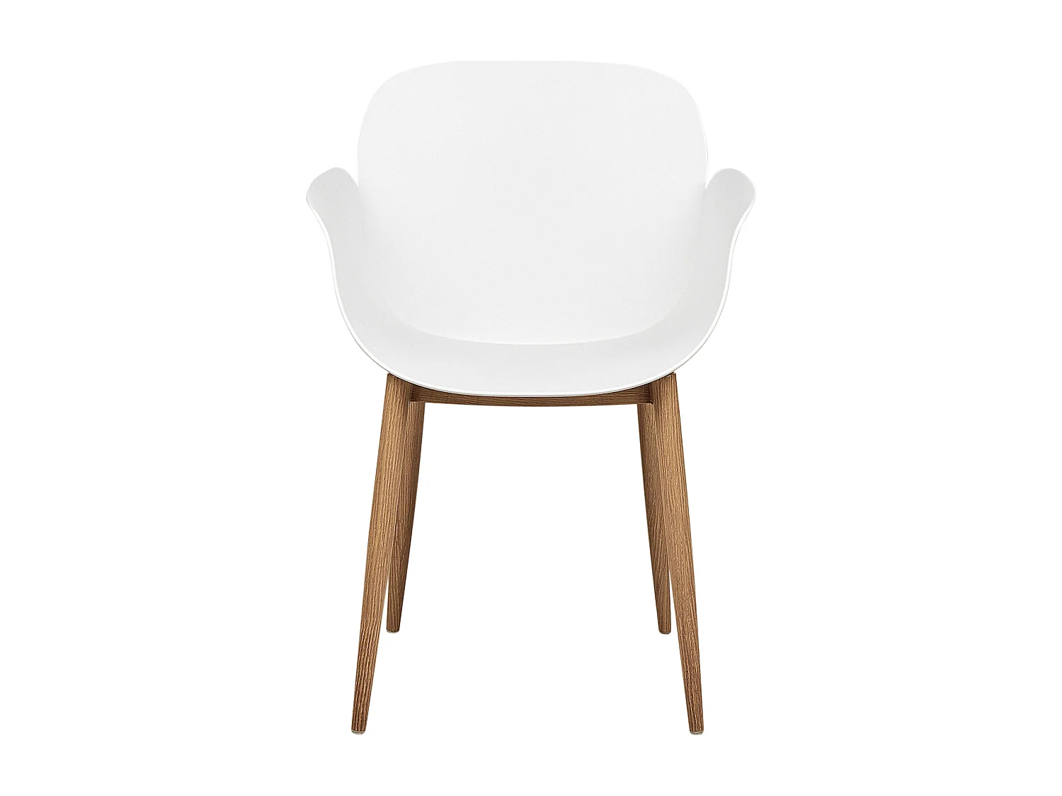 Set van 2 eetkamerstoelen ABILENE Wit