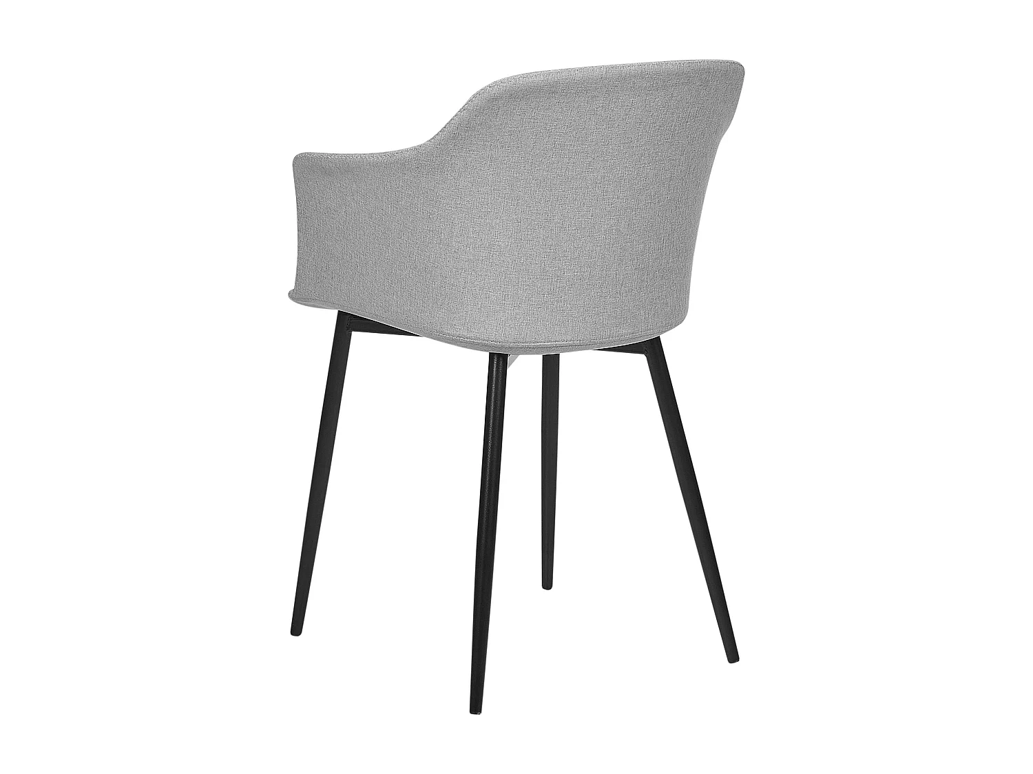 Lot de 2 chaises de salle à manger ELIM Gris clair