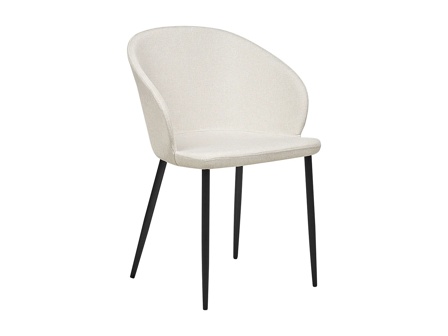 Conjunto de 2 cadeiras de jantar MASON Creme claro