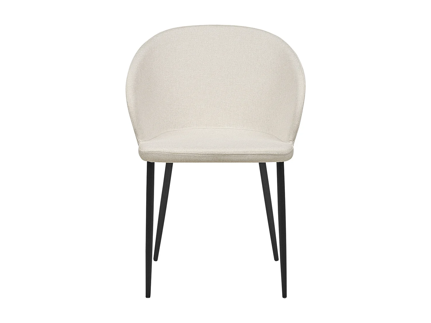 Lot de 2 chaises de salle à manger MASON Beige clair