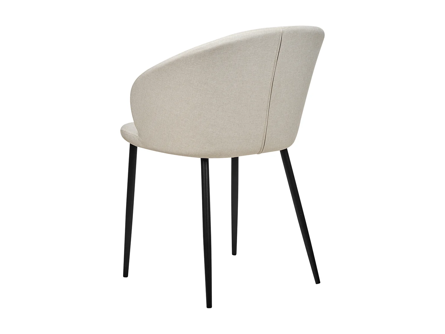 Lot de 2 chaises de salle à manger MASON Beige clair