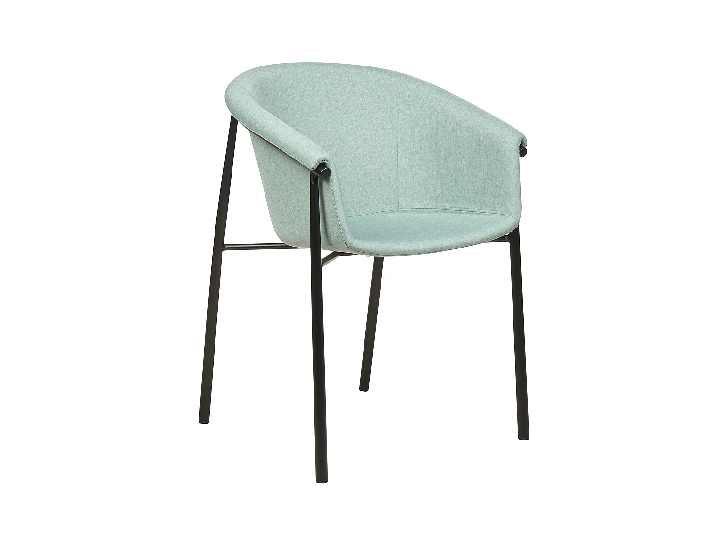 Zestaw 2 krzeseł do jadalni AMES Miętowy