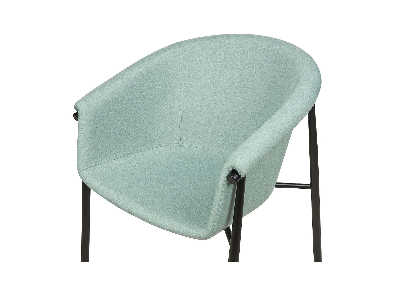 Zestaw 2 krzeseł do jadalni AMES Miętowy