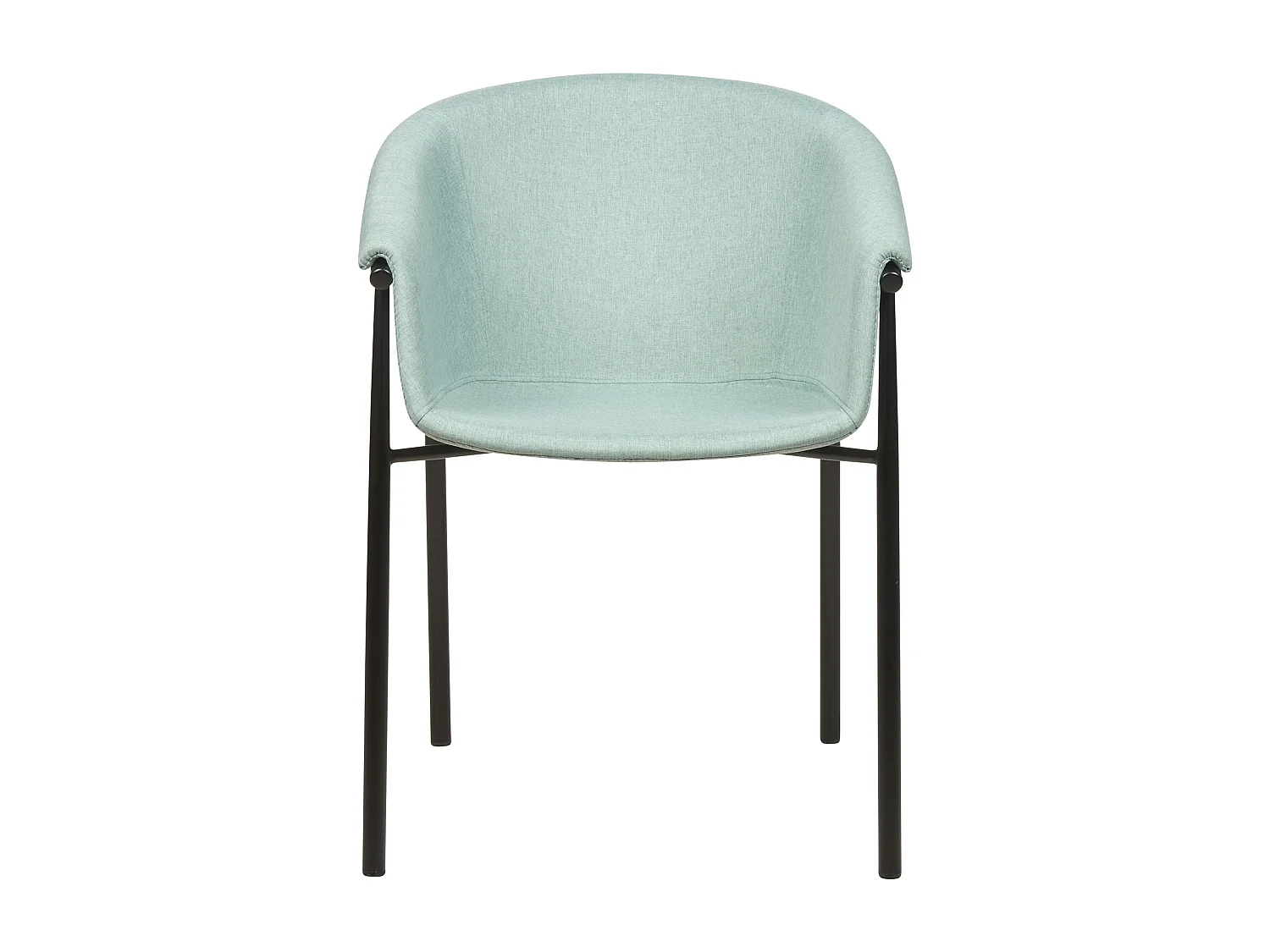 Lot de 2 chaises de salle à manger AMES Vert menthe