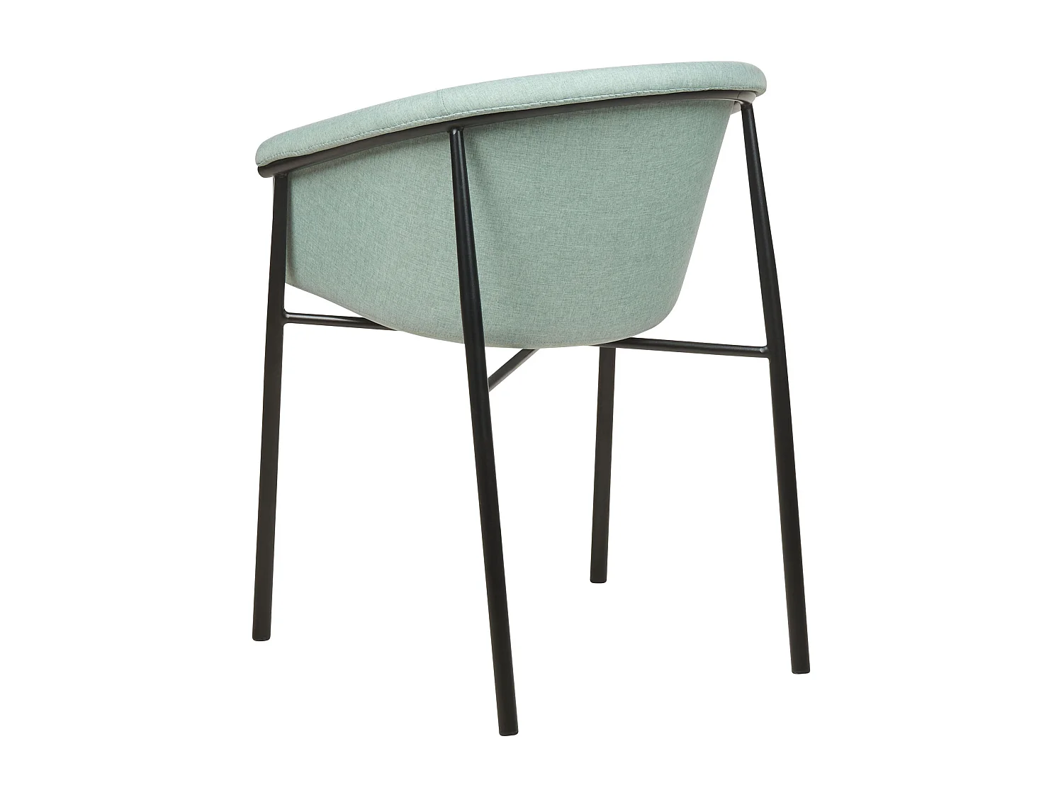 Lot de 2 chaises de salle à manger AMES Vert menthe