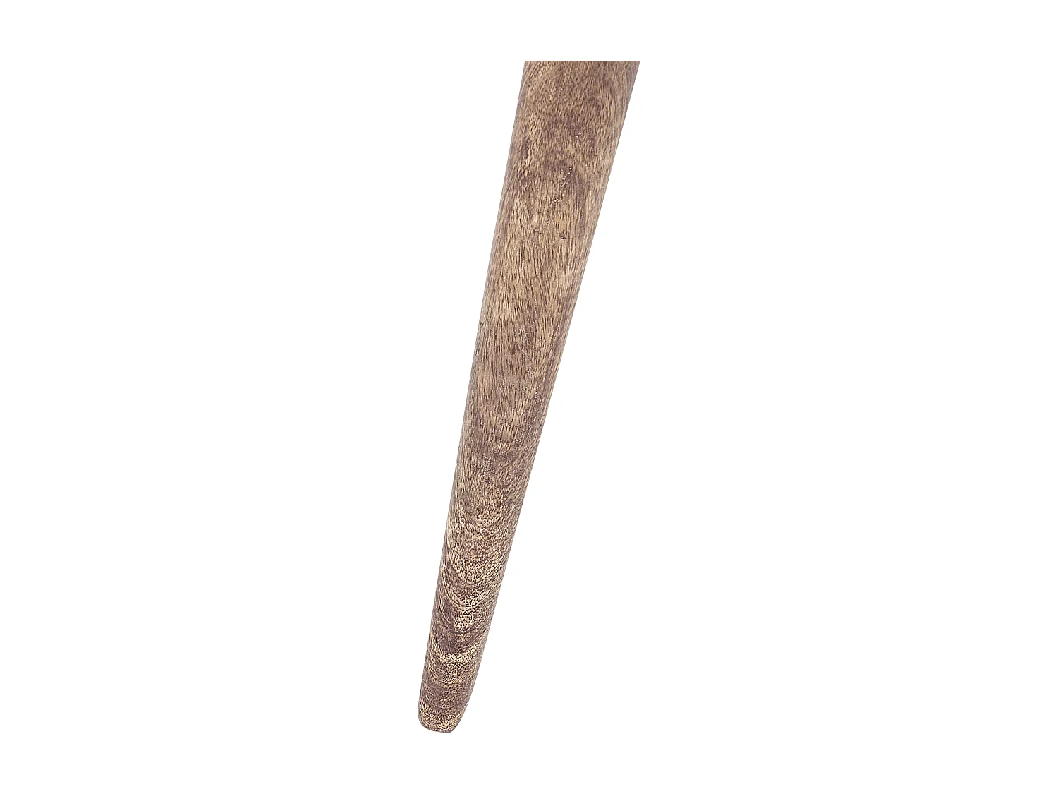 Lot de 2 tables d'appoint RANJA Bois de manguier Marron foncé