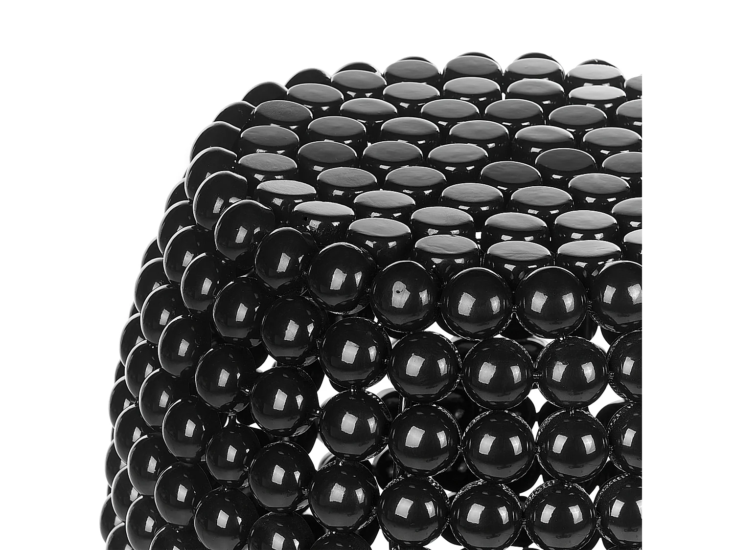 Lot de 2 tables d'appoint UHANA Noir