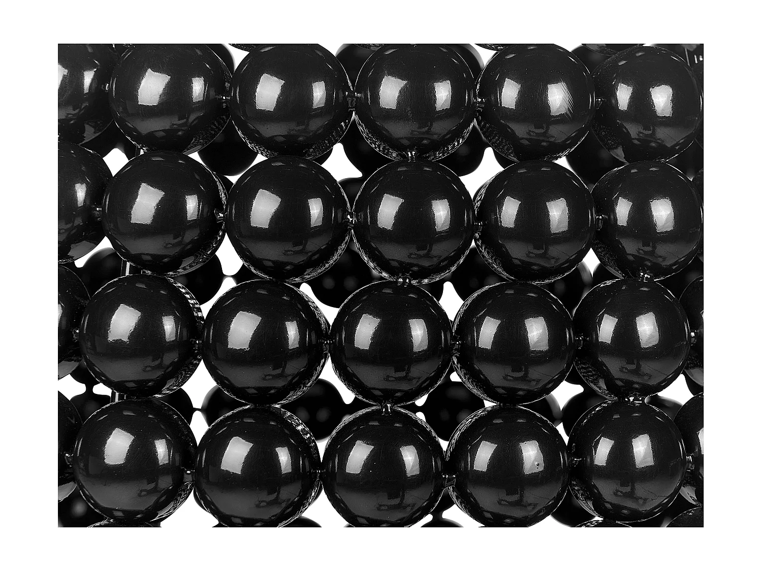 Lot de 2 tables d'appoint UHANA Noir