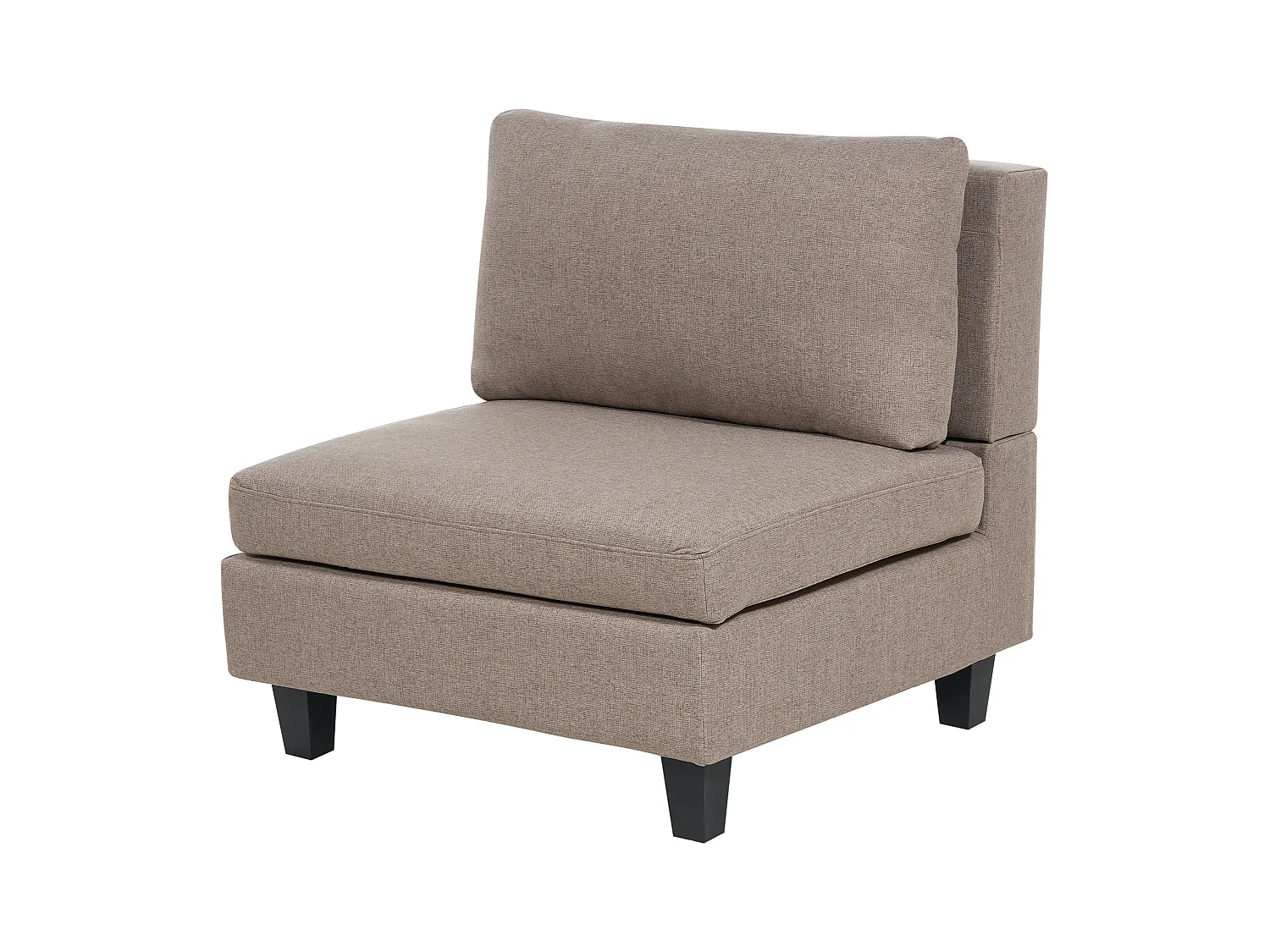 Modulaire bank UNSTAD Stof Bruin Met ottomaan 3-zitter