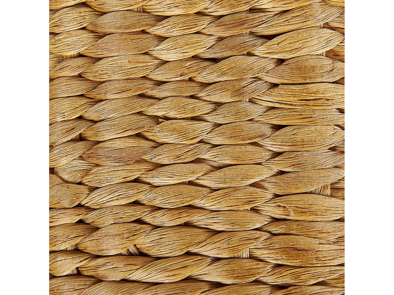 Pouf BICHIR Fibre de jacinthe d'eau Beige