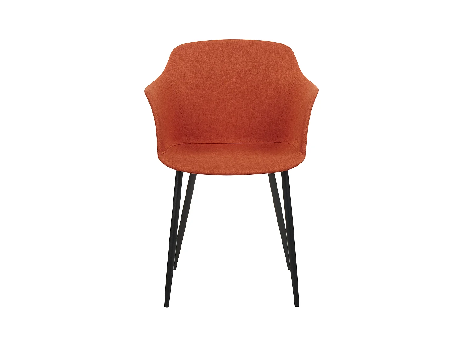 Lot de 2 chaises de salle à manger ELIM Orange