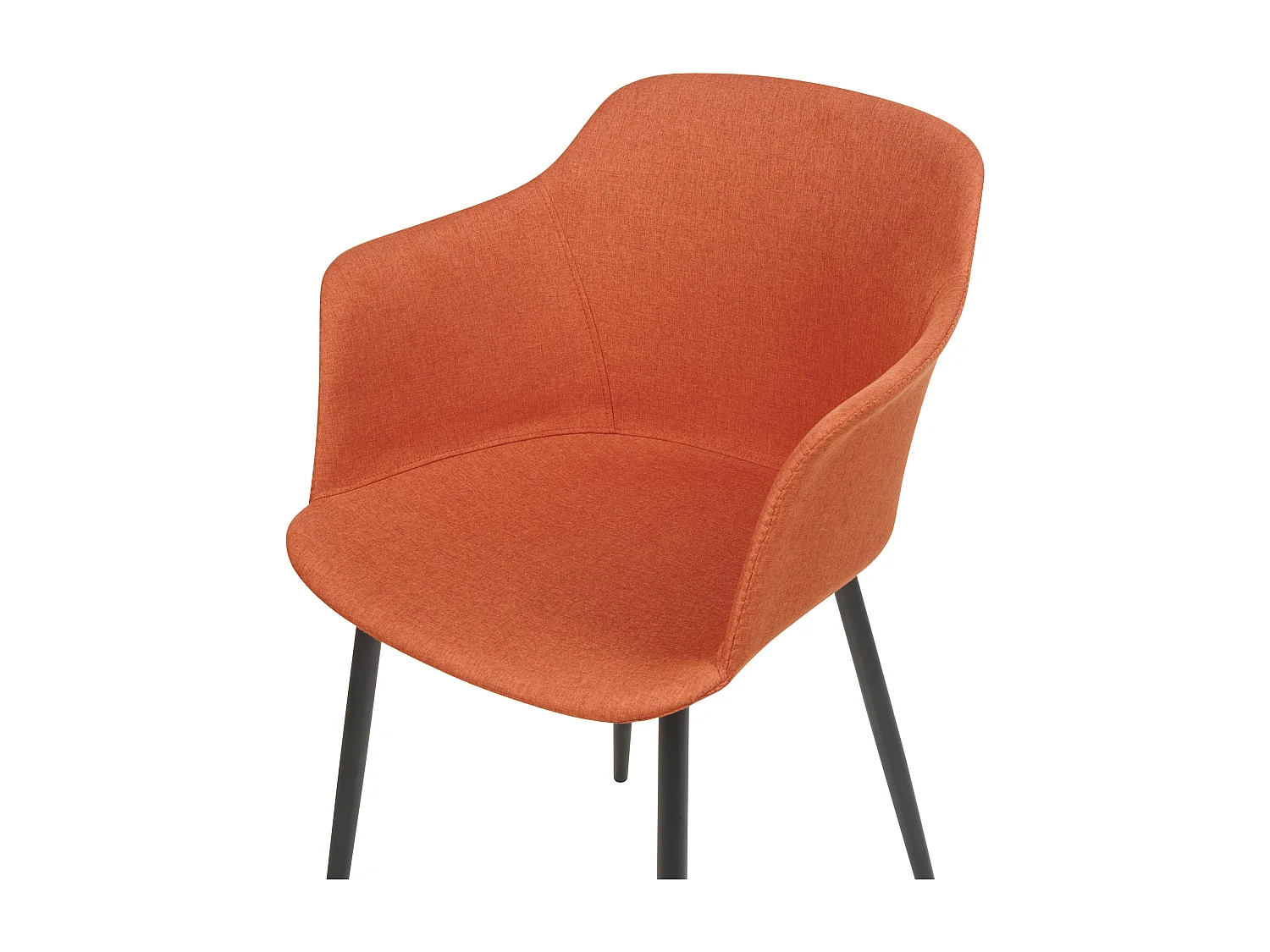 Lot de 2 chaises de salle à manger ELIM Orange